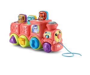 VTech - Tren del Zoo Descubre los Animales, Juguete de Arrastre Interactivo para bebés +6 Meses, versión española