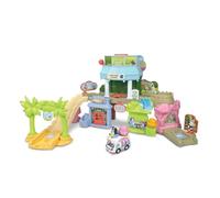 VTech - TTB Bluey Heladería de Bluey (+ Camión de los helados) | Circuitos, coches y playsets para niños +1 año, 34.1 x 71.5 x 45 cm, Rampas y Sensores Mágicos, Coche Incluido, Versión ESP