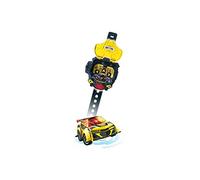 VTech Turbo Force Racers - Coche Control Remoto con Mando Adaptado para Llevar en la muñeca, Conduce en 6 direcciones y Activa el Modo Turbo, Voces en español, Amarillo