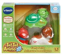 VTech Tut Animo - Estuche de trío doméstico - Gato + Tortuga + Cachorro de montaña (242875)