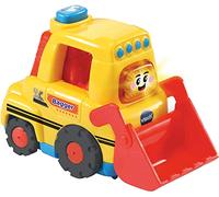 VTech Tut Tut Baby Flitzer - Excavadora - Coche de Juguete con música, botón de iluminación, Frases emocionantes y Sonidos - para niños de 1 a 5 años, Multicolor