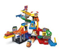 VTech Tut Tut Bolides, Maxi Astillero Interactivo con Coche Eden Camión Benne, Circuito de Coches Niños, 6 Zonas Mágicas, Regalo para Niños y Niñas de 1 año a 5 años - Contenido en Español