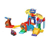 VTech Tut Tut Bolides, Maxi Circuit Cascadas con Coche Diego Super Turbo, Circuito de Coches Infantiles, 4 Zonas mágicas, Regalo para niños y niñas de 1 año a 5 años