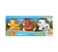 VTech Tut Tut Tut Animo Besos Estuche Trío, 3 Animales interactivos con Ruedas, Gato, Perro y Vaca, Juguetes Musicales y sonoros, coleccionables, Regalo para niños de 1 año a 5 años