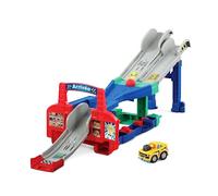 VTech - Tut Tut Tut Bolides Serie Pro, Multi Cascades Jump&Go 4 en 1 con Coche Jad Super Cascades, Circuito de Coches, 3 Zonas mágicas, Regalo para niños de 2 años a 6 años