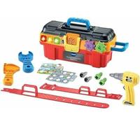 Vtech Une boîte a outils pleine d'accessoires pour les petits et gros travaux ! Grâce a sa super boîte a outils interactive, l'enfant apprendra a nommer les outils et leur utilisation.