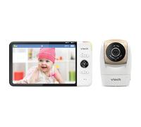 Vtech VM919 HD Baby Monitor - Monitor de bebé con cámara de ángulo ancho - 360° panorámico de 360°, vídeo HD, sonido claro, pantalla LCD a color de 7 pulgadas con función de visión nocturna