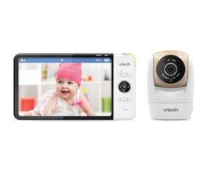 Vtech VM919 HD Baby Monitor - Monitor de bebé con cámara de ángulo Ancho - 360° panorámico de 360°, vídeo HD, Sonido Claro, Pantalla LCD a Color de 7 Pulgadas con función de visión Nocturna
