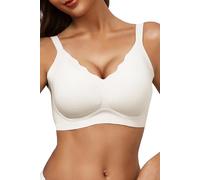 Vtelor Sujetadores para mujer, sin aros, sin costuras, sin aros, sin aros, sin aros, sin aros, brasier push up, sostén cómodo para dormir, camiseta suave, brasier acolchado, talla regular y grande