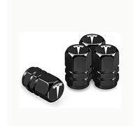 VTEQIOPF 4 Tapas Antipolvo, para Tesla Model X/Model 3/Model S/Model Y Tapa de Válvula de Coche para Tapa de válvula de Accesorios de neumáticos de automóviles