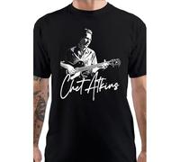 VTG Chet Atkins Music Star Heavy Cotton All Size T ShirtBlackS