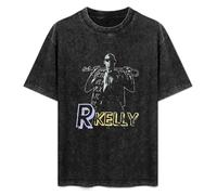 VTG R Kelly Bump N Grind Rap Men's T-Shirt Unisex Black Cotton Print tee Shirts L