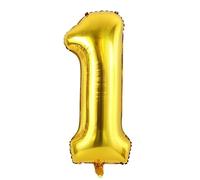 Vthoviwa 10 Colores. Enormes Número globo 1 oro, globos 1. cumpleaños Fiesta,Party Decoration Floats with Heliumglobos 1. cumpleaños Fiesta, balloon 1 Party Decoration