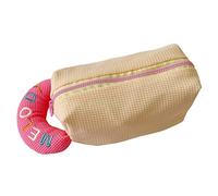 VTIDOBE Bolsa de cosméticos de gran capacidad, estuche de lápices de color macarrón, organizador de viaje portátil para maquillaje femenino, Mi, moderno