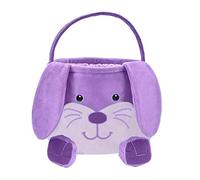 VTIDOBE Cesta de Pascua peluda de felpa cómoda para muñecas, accesorios educativos tempranos, cama/sofá, suministros de acompañamiento, juguete de baloncesto de felpa para perros
