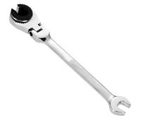 VTIDOBE Llave de trinquete de cabeza flexible de 72 dientes, mango corto, llave combinada de mano para herramienta de fijación automática y de pernos