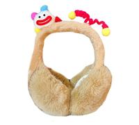 VTIDOBE Orejeras plegables de felpa para mujeres y niños, diadema peluda para invierno, Navidad, Año Nuevo, 6 (Reino Unido), M