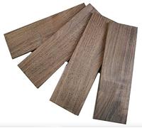 Vtimpac 5 unids/lote L: 250x100mm Espesor: 2mm Negro Nogal Madera Chapa DIY Hojas de chapa Registro Chips de madera maciza