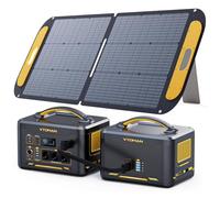 VTOMAN 3096Wh Estación de Energía Portátil con Batería Adicional y 110W Panel Solar - Generador de Energía Solar de hasta 4400W para Uso Doméstico, Jardín, Camping, Viajes, Emergencias