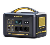 VTOMAN Jump 2200 Estación de Energía Portátil, 2200W Generador Solar LiFePO4 Batería, 3 Salidas CC de 12V/10A y 3 CA de 2200W, 1548Wh Capacidad Ampliable a 3096Wh para Acampadas y Emergencias