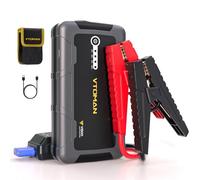 VTOMAN V1500 1500A Arrancador de Baterias de Coche, 12V Arrancador de Coches (para 6.0L de Gasolina o 4.0L de Diésel), Booster Bateria Portatil, con 3 Modos Linterna LED, Pinzas Inteligentes