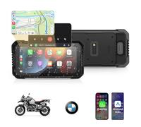 Vtopek 6,25" Carplay Android Auto Pantalla para BMW Motocicletas Plug-Play | Instalación Rápida, Portátil Carplay Moto,Dual-Bluetooth, Navi, HD Touchscreen, Impermeable IP67, Control por Voz, MirrorLink