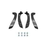 VTSGBLS Cubierta manija puerta interior 809540001R 809600007R Kit Manija Puerta Delantera Izquierda Derecha Interior Para Megane 3 MK3 Para Fluence 2008-2016(Carbón)