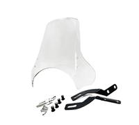 VTSGBLS Deflector Viento Motocicletas para Triumph para Speed 400 para Scrambler 400 X 2024 Parabrisas A Prueba Viento Deflector Viento Parabrisas Motocicleta(Claro)