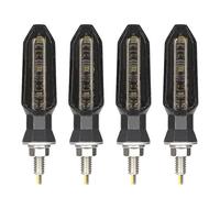 VTSGBLS Intermitentes Motocicleta Para Aprilia RS 660 125 Y Para Shiver 750 RS660 RS125 Luz intermitentes(Sm-oke Shell,4 PIEZAS)