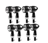 VTSGBLS Para Aprilia RS 660 125 RS660 RS125 Luz Señal Giro Motocicleta Bullet Clignotant Moto Flasher Lamp12V 8mm Indicador Blinker Luz intermitentes(8 Transparent)