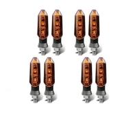 VTSGBLS Para Aprilia Rsv4 Rsv4r Rs 660 125 Luces Señal Giro Motocicleta Intermitente Indicador 12V Luz intermitentes(Ámbar,8 piezas)