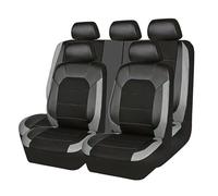 VTSGBLS Protectores Asiento para Citroën C2 C3 C4 para Cactus C5 C4 para Picasso C6 DS3 DS4 DS5 Fundas Asiento Auto Conjunto Protector(5 Asientos - Gris)