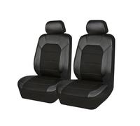 VTSGBLS Protectores Asiento para Citroën C2 C3 C4 para Cactus C5 C4 para Picasso C6 DS3 DS4 DS5 Fundas Asiento Auto Conjunto Protector(2 Asientos - Negro)
