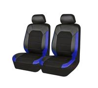 VTSGBLS Protectores Asiento para Citroën C2 C3 C4 para Cactus C5 C4 para Picasso C6 DS3 DS4 DS5 Fundas Asiento Auto Conjunto Protector(2Seats-Blue)