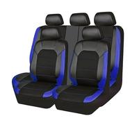 VTSGBLS Protectores Asiento para Citroën C2 C3 C4 para Cactus C5 C4 para Picasso C6 DS3 DS4 DS5 Fundas Asiento Auto Conjunto Protector(5Seats-Blue)