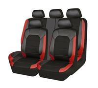 VTSGBLS Protectores Asiento para Citroën C2 C3 C4 para Cactus C5 C4 para Picasso C6 DS3 DS4 DS5 Fundas Asiento Auto Conjunto Protector(5 Asientos-Rojo)