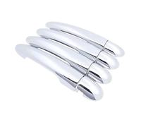 VTSGBLS Tapa manija puerta exterior Cubierta Cromada Manijas Puerta Coche Para Renault Para Clio 3 III 2005 2006 2007 2008 2009 2010 2011 2012 2013 2014(Sin botón 4 puertas)