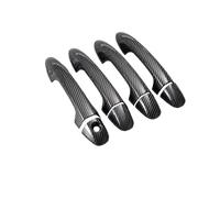 VTSGBLS Tapa manija puerta exterior Embellecedor Manija Puerta Para Toyota Para Yaris Facelift XP150 2018-2022, Adhesivo Exterior Inteligente Protector(Mango 1 ojo de cerradura)