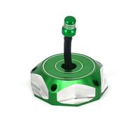 VTSGBLS Tapón de Gasolina para Motocicleta Tapa del Tanque De Combustible De Aceite Y Gas para Motocicleta para Kawasaki KX 85 100 KX250 250F KX450(Verde)