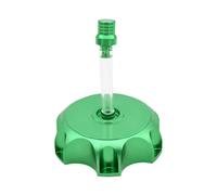 VTSGBLS Tapón de Gasolina para Motocicleta Tapa Tanque Combustible Gasolina Carreras Universal 50 Mm para Motocicleta para Y&amaha Dirt Bike ATV con Tapa Ventilación(Verde)