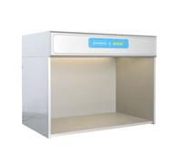 Vttui Cabina de Control de Color 5 Fuentes de Luz con Luces D65, TL84, F, UV, CWF para QA Textil, Pintura e Impresión