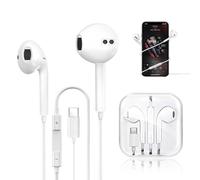 VTYTZZ Auriculares USB C para iPhone 16/15 Pro Max 15 Plus Pad Pro Auriculares in-ear con cable tipo C, USB C, auriculares con cable USB C, para S20 A54 Google Pixel 8 7 6a 5 4 Oneplus 10 9