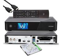 ►VU+ UNO 4K SE UHD HDR 1x DVB-S2 FBC Sat Twin Tuner E2 Linux Receptor + 2TB HDD