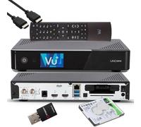 ►VU+ Uno SE 4K 1x DVB-S2 FBC Twin Tuner Receptor Linux UHD 300 Mbit WLAN 2TB HDD