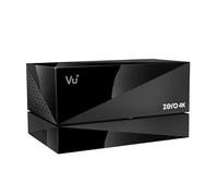 VU+ Zero 4K Combo - Receptor de cable y antena UHD 2160p (incluye kit PVR sin disco duro, sintonizador híbrido DVB-C/T2 con HDR10, HLG, CI+, Linux Enigma2), color negro