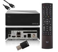 Vu+ Zero 4K Se Ultra HD HDR Satélite Pvr Receptor, Smart Hbbtv ,Mediathek, 300