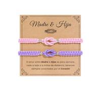 VU100 Regalos para Madre e Hija Pulseras Regalos Mamá Hija niña Pulsera Vuelta al Cole Regalos para el Primer día de Colegio Regalo Inspiración para Niña Nieta Abuela