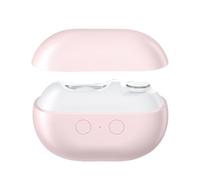 Vueeze Easyclip Smart Nail Clipper, Easy Clip Nail Clippers, 3-In-1 Electric Nail Trimmer with Led Light, Nail Scraps Storage and Polishing (Light Pink)