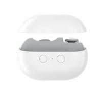 Vueeze Easyclip Smart Nail Clipper, Easy Clip Nail Clippers, 3-In-1 Multi-Functional Smart Nail Clipper, Led Light, USB Rechargeable Nail Trimmer for Seniors Adult (White)