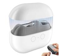 Vueeze EasyClip Smart Nail Clipper, Easy Clip Nail Clippers, LED Safety Lighting Two Grinding Heads Suitable for Grinding Large Areas and Crevices (White)